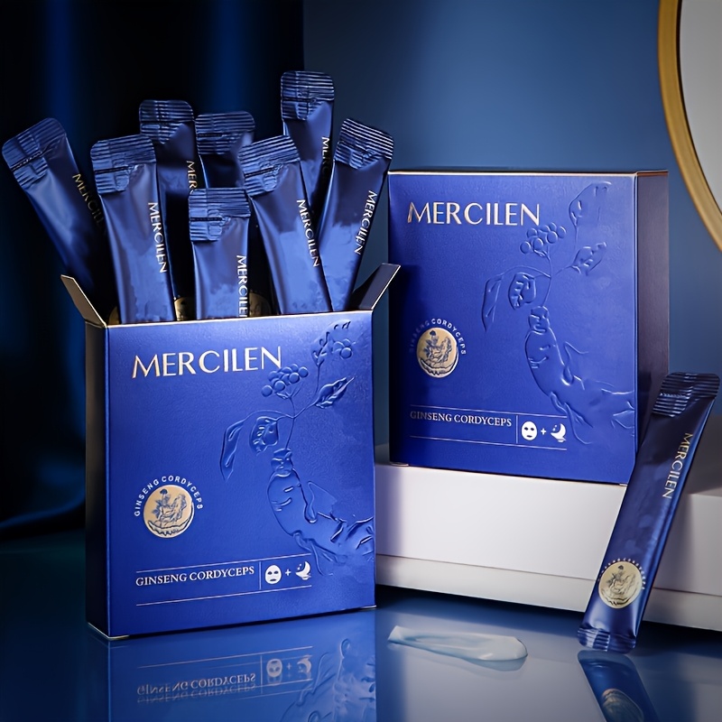Luxury Skincare Mask - MERCILEN Ginseng Cordyceps Collagen Luxurious Firming