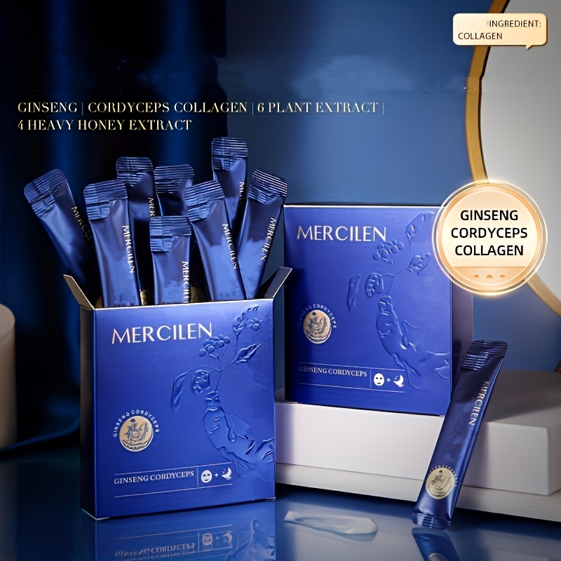 MERCILEN Ginseng Cordyceps Col - огляд і ціна Luxury Skincare Mask